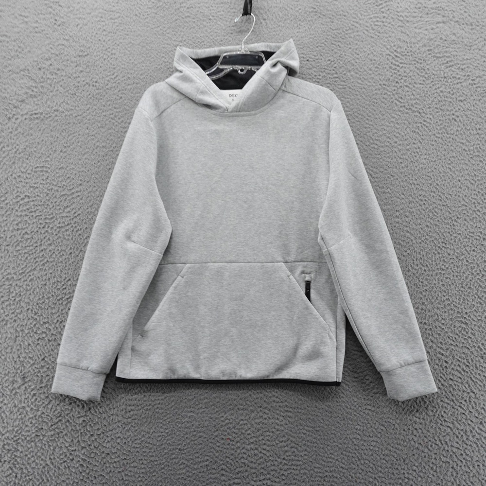 DSG Mens Performance Hoodie Heather Grey Sweatshirt Small NEW